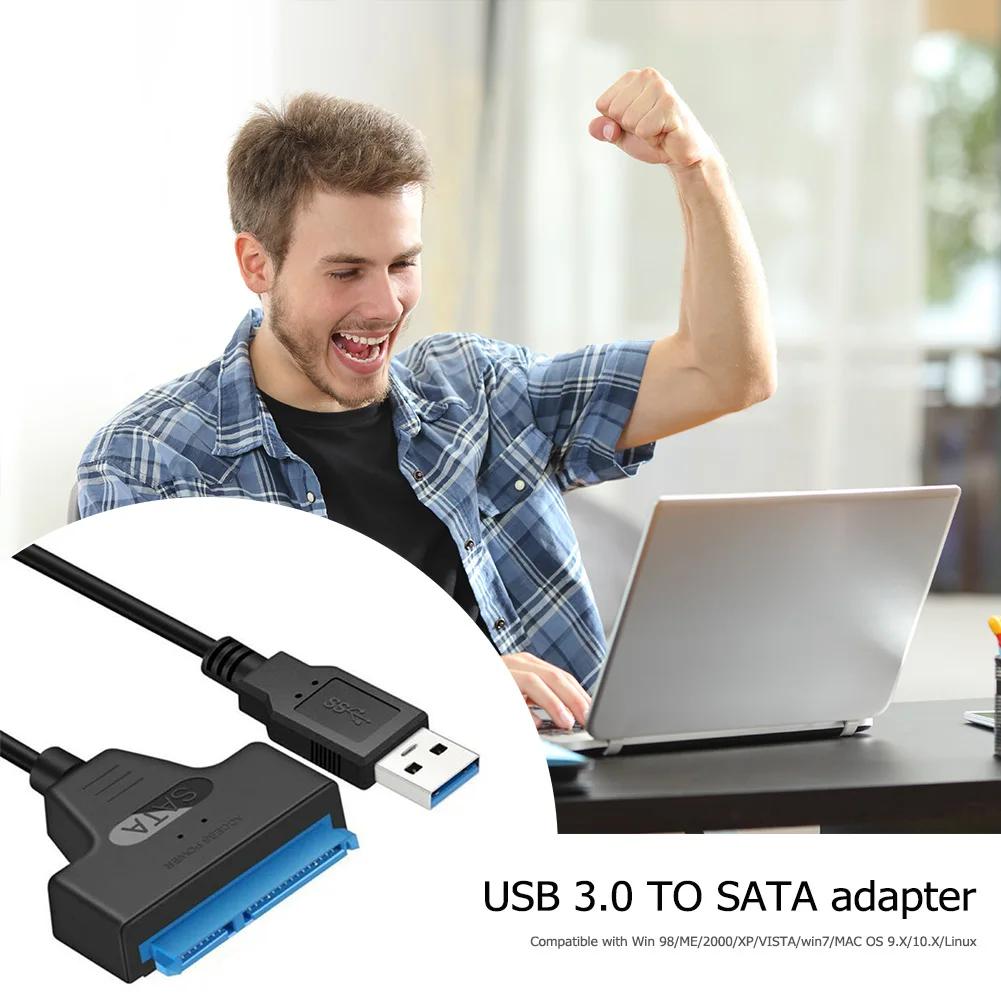 USB 3.0 SATA ̺ ũ ܺ  ڵ ϵ ̺  ̺ ÷ , 2.5 ġ HDD SSD ϵ, 5Gbps